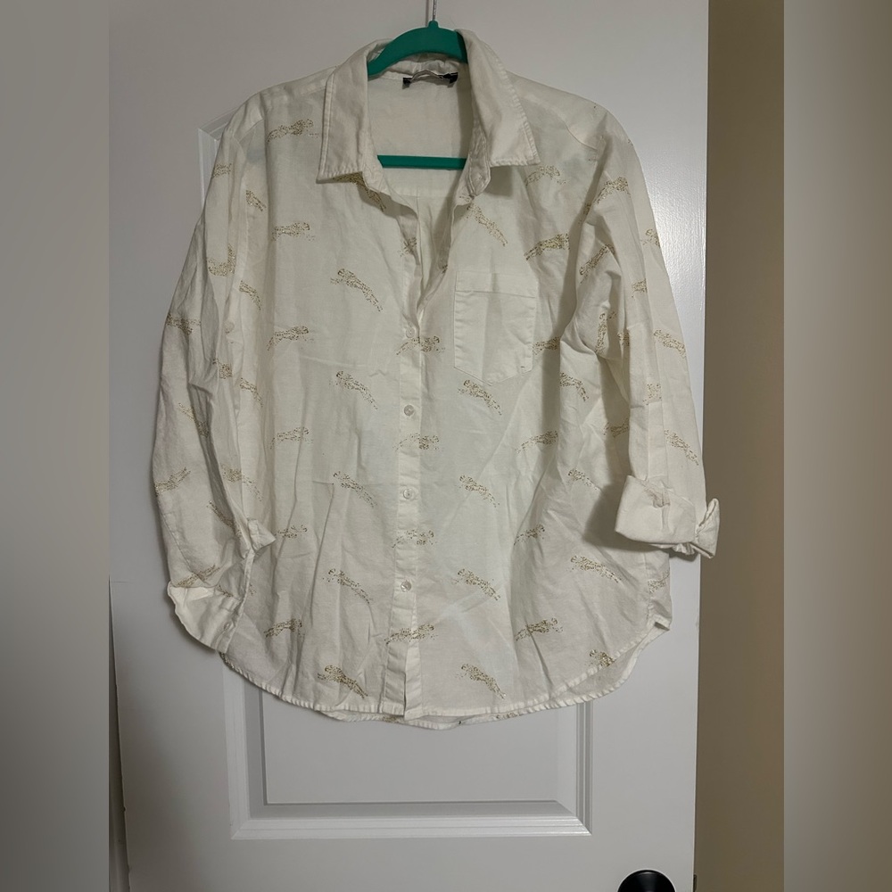 Elegant White Button Down Shirt for Women
